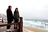 日本人女子大生が温泉の旅を体験 /慶北