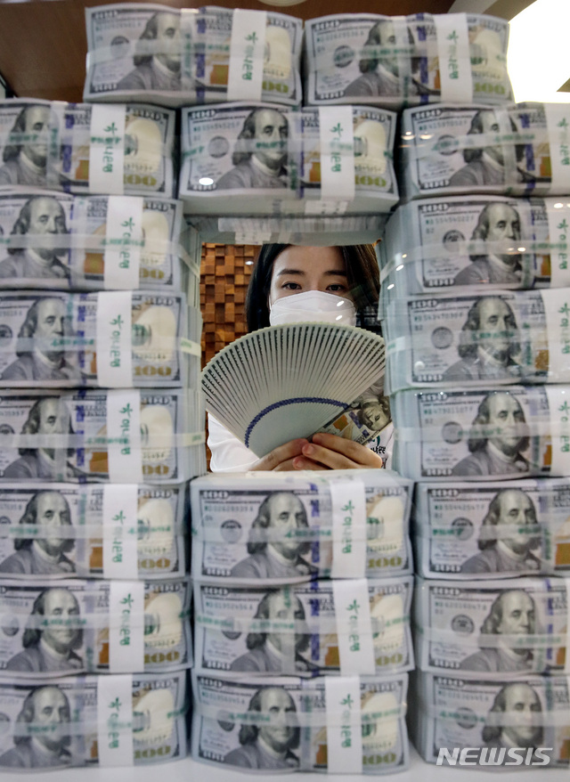 過去最高更新した韓国の外貨準備高