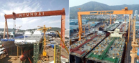 EUの不認可で現代重・大宇造船の合併頓挫、韓国造船業界再編が全面停止