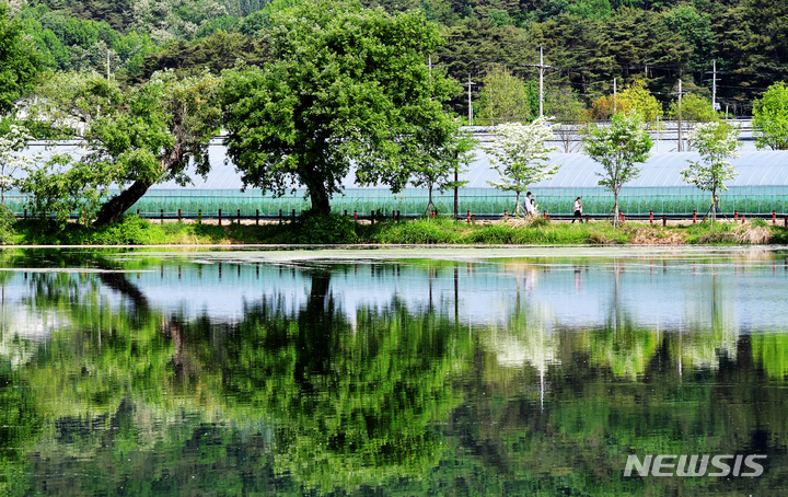美しい密陽の位良池／慶尚南道