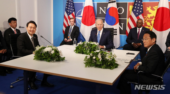尹大統領「韓米日協力は世界の平和・安定の中心軸」