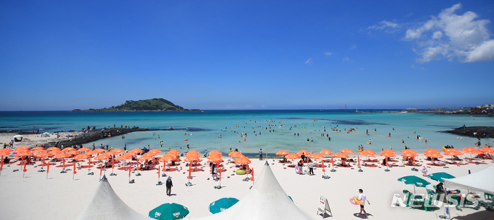 済州島内12の指定海水浴場、一斉にオープン
