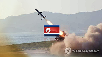 北朝鮮が巡航ミサイル２発発射　韓米軍事演習に反発か