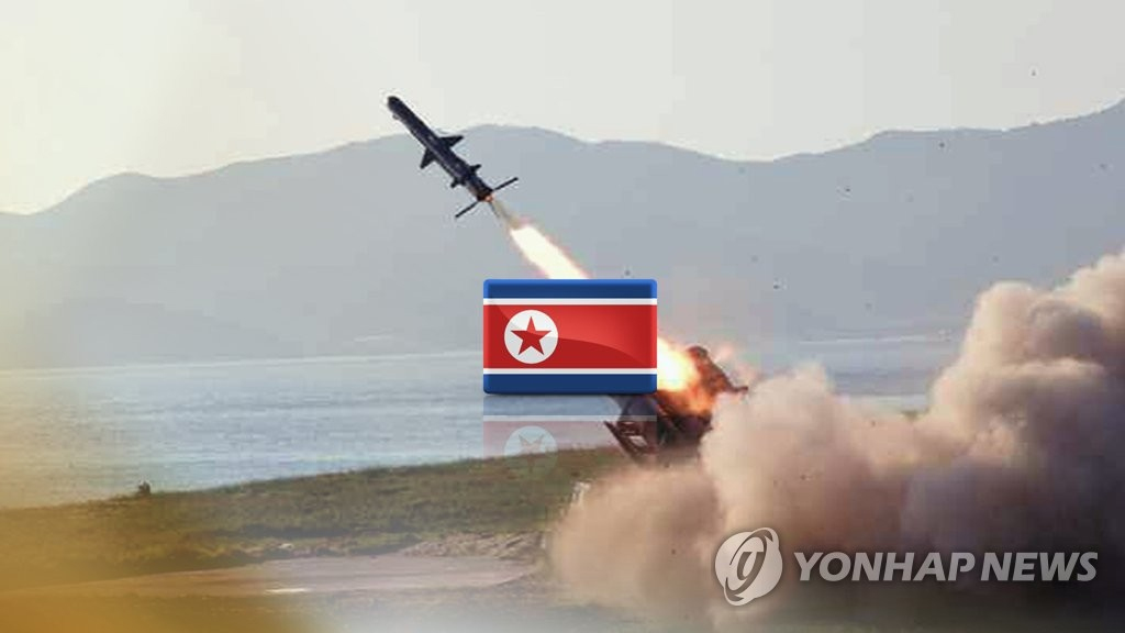 北朝鮮　尹大統領就任１００日に巡航ミサイル２発＝韓米演習に反発か