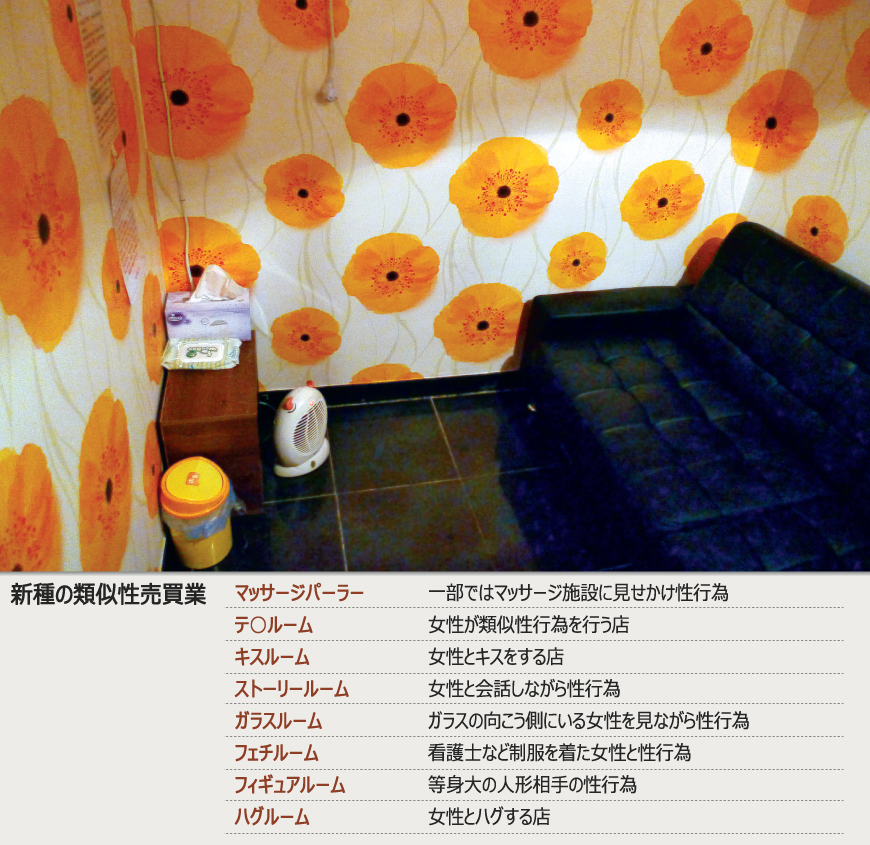 類似性行為の店、法の網をかいくぐり続々オープン