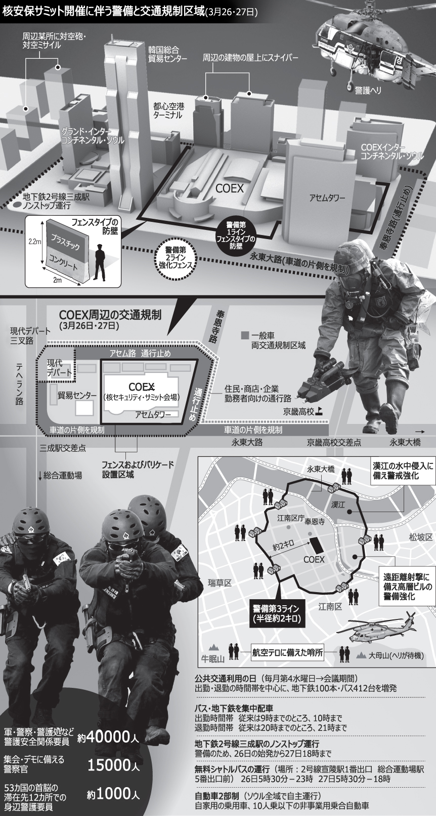 アルカイダのテロに備え厳重警備＝核安保サミット
