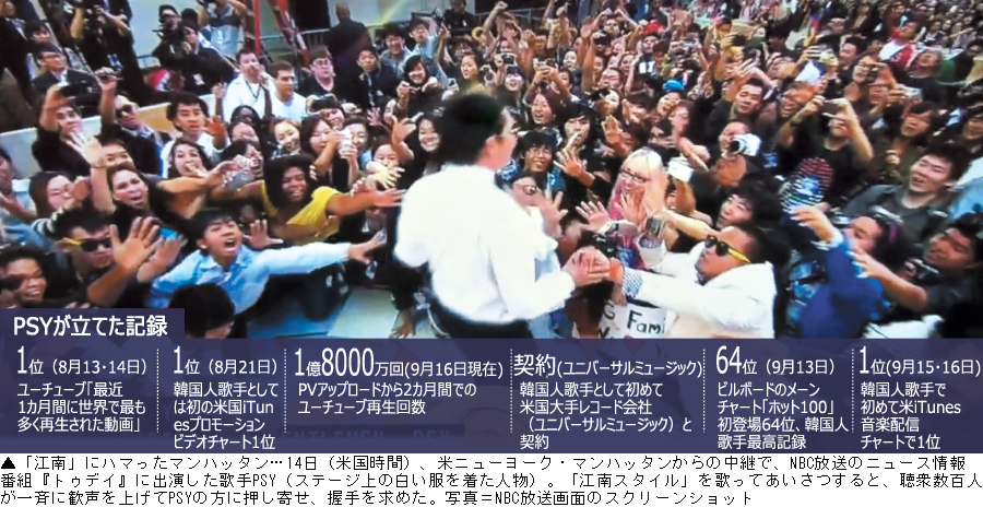 PSYの米iTunes 1位は「商業的成功の可能性開く大事件」
