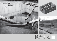 ▲今月17日に崩落事故が起こった京畿道城南市の板橋テクノバレーの換気口。蓋を支えていた部材が切れたり、折れたりしている。／写真提供＝NEWSIS