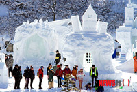 太白山雪祭り開幕