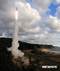 地対地ミサイル「玄武2」発射