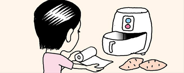 エアフライヤーで調理する時は