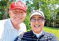 ゴルフ・相撲観戦・炉端焼き…11時間一緒にいた米日首脳