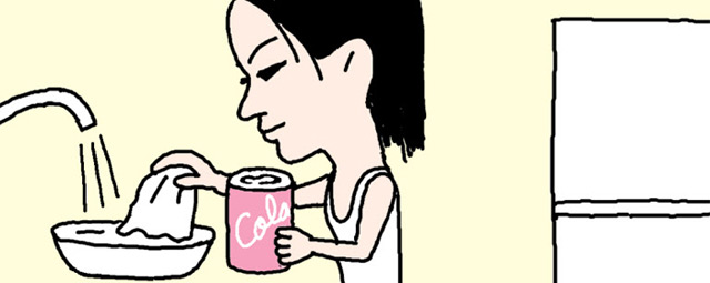 缶に入った飲み物を早く冷やすには