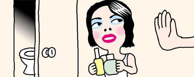 香水はトイレに置かないで