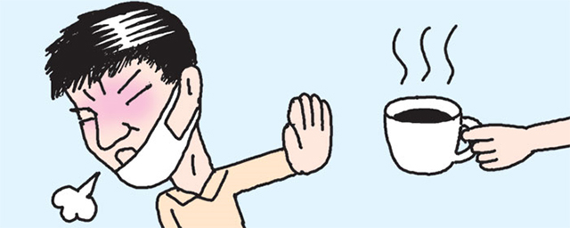 風邪薬を飲んでいる時はカフェイン含む食品を避けて