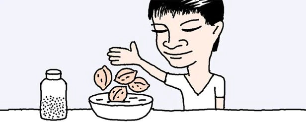 硬いクルミの殻を楽に割るには