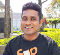 ▲スリランカ人のディムドゥ・ヌワンさんは「一生懸命仕事をして韓国国籍を取るのが夢だった」とし「私がミスしたのにとても助けてくれた韓国人にはひたすら感謝」と語った。／写真＝シン・ジイン記者 