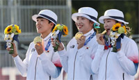東京五輪：「韓国選手には渡すな」　放射能花束への懸念に日本憤慨