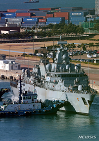 ドイツ海軍のフリゲート艦 バイエルン 釜山入港 Chosun Online 朝鮮日報