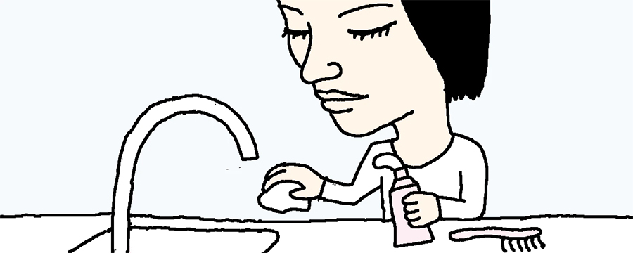 水道の蛇口のくすみは歯磨き粉で