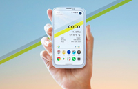 ▲日本の家電企業「バルミューダ（BALMUDA）」が昨年11月に発売してから2カ月で販売中止した「バルミューダフォン（BALMUDA Phone）」。 