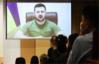 外信各社「ゼレンスキー大統領、6・25戦争に言及し武器支援要請…韓国は拒否」