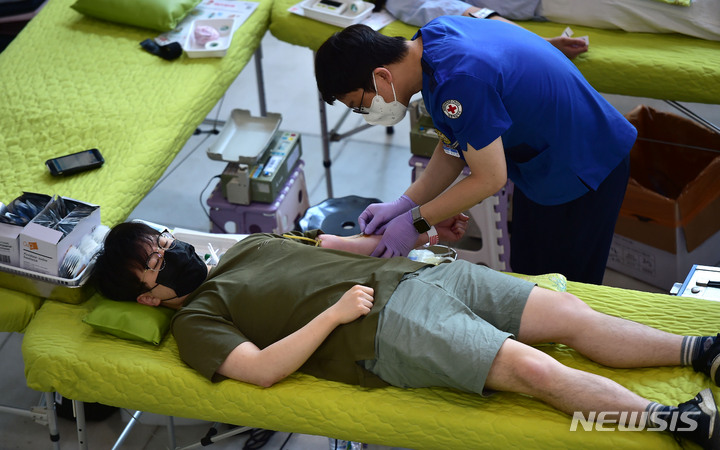 大邱保健大学で「献血祭り」