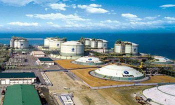 ▲韓国ガス公社仁川基地の全景／韓国ガス公社