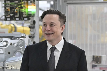 ▲テスラのイーロン・マスク最高経営責任者（CEO）。写真＝聯合ニュース