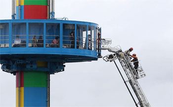 5月開園の韓国レゴランドで5度目の事故…高さ25mで乗り物停止、19人が2時間孤立