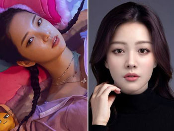 ▲バーチャルヒューマンのロジー（Rozy）＝写真左＝とルーシー（Lucy）＝同右＝。写真＝サイダス・スタジオX、ロッテ・ホームショッピングより