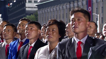 ▲2020年10月10日に行われた朝鮮労働党創建75周年記念閲兵式／朝鮮中央テレビ（写真＝NEWSIS）