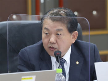 ▲韓国野党・共に民主党の金炳周（キム・ビョンジュ）議員／国会写真記者団