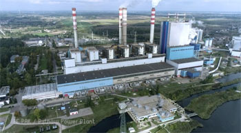 ▲韓国型原子炉が建設されるポーランドの石炭火力発電所／韓国水力原子力