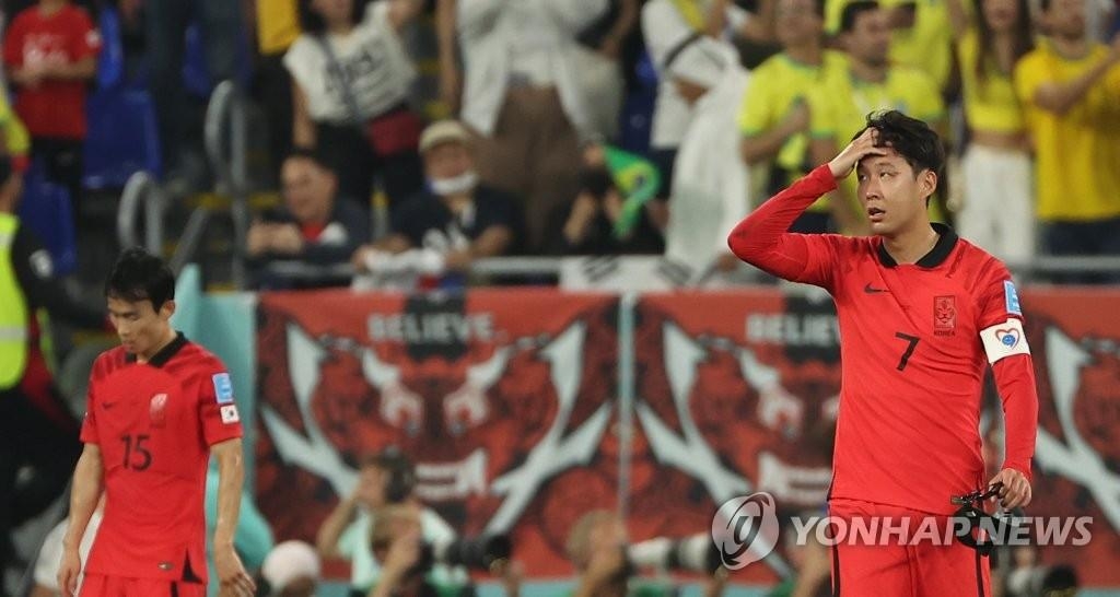 韓国 王者ブラジルに１ ４で完敗 ２０年ぶり８強ならず Chosun Online 朝鮮日報