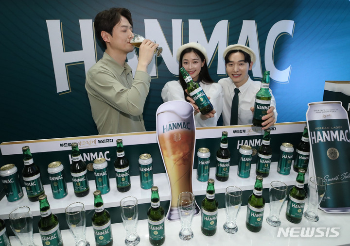 一段とソフトになった100％韓国産の高品質コメ含有ビール「HANMAC」