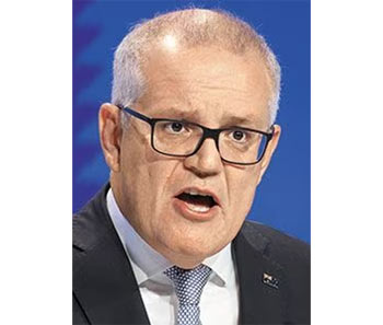 ▲スコット・モリソン元首相