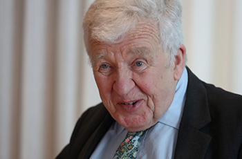 ▲オックスフォード大学のデービッド・コールマン名誉教授／チョン・ギビョン記者