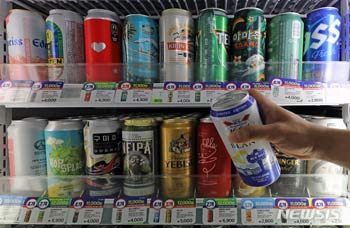 来月から輸入ビール4缶セット1000ウォン値上げ