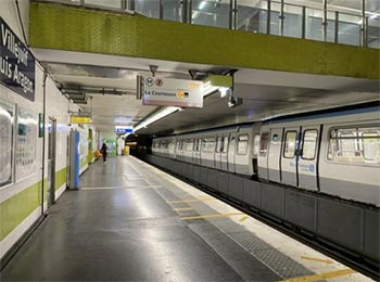 ▲フランス・パリのビルジュイフ＝ルイ・アラゴン駅。／写真＝聯合ニュース