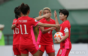 池笑然が1ゴール1アシスト…女子サッカー韓国チーム、出征式でハイチに2－1逆転勝利