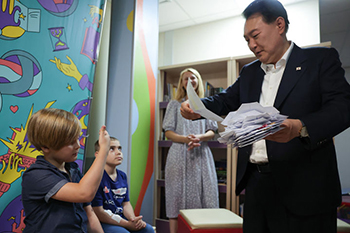 ▲写真提供＝韓国大統領室