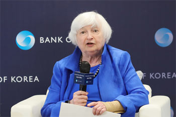 ▲ジャネット・イエレン財務長官／写真提供＝韓国銀行