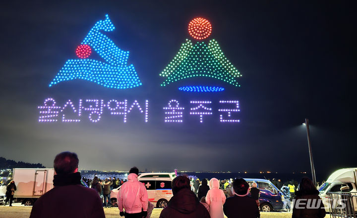 1000台のドローンによる祝賀公演