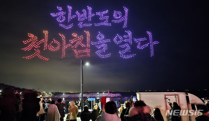 1000台のドローンによる祝賀公演