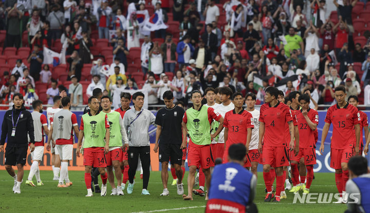 残念なドローに終わった韓国代表チーム ＝アジアカップChosun online 朝鮮日報