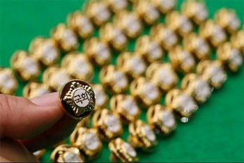 ▲国会議員に支給される金バッジ。／イ・ドクフン記者