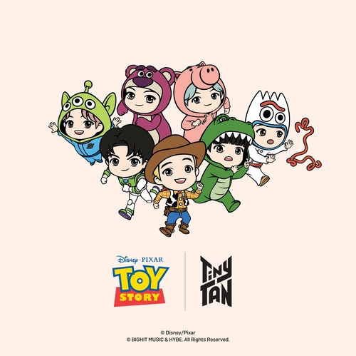 ＢＴＳメンバーが「トイ・ストーリー」キャラに　ポップアップ店も