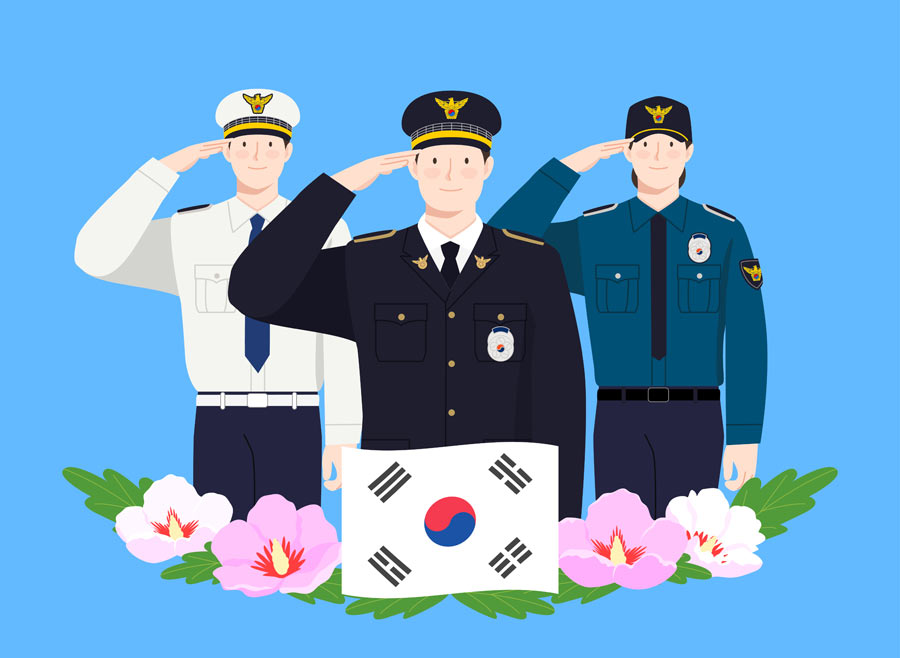 「われわれは小学生か」　ソウル警察庁機動巡察隊に配布されたネームプレートに現場から批判の声