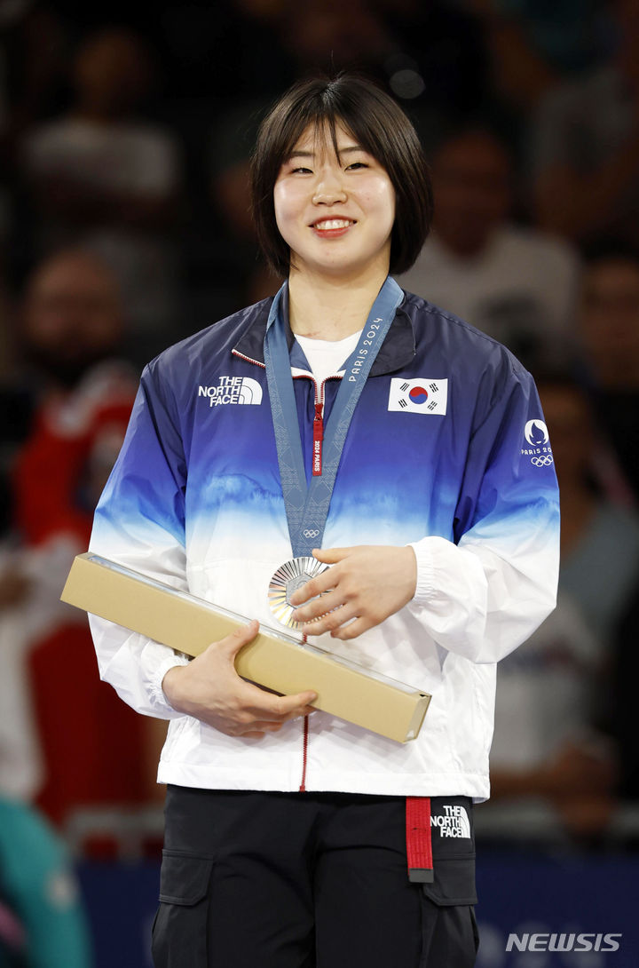 許海実 柔道女子57kg級で銀メダル パリ五輪-Chosun online 朝鮮日報